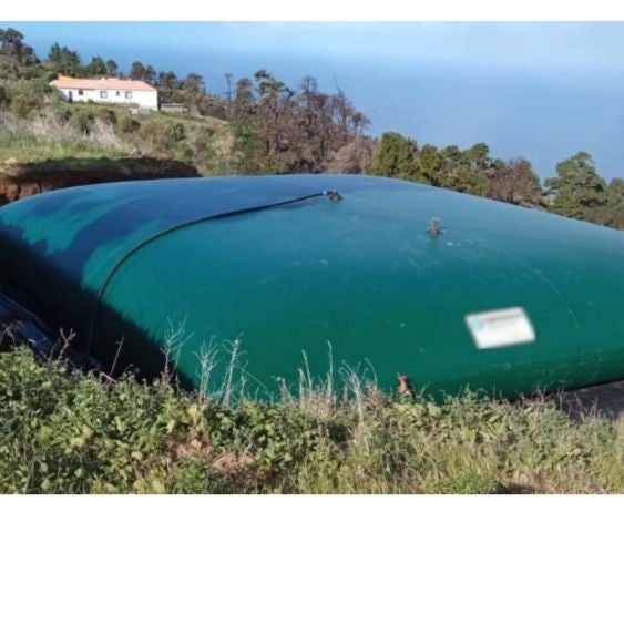 Depósito flexible 60.000l para recoger agua de lluvia y riego – ideal para huerto, jardín o piscina