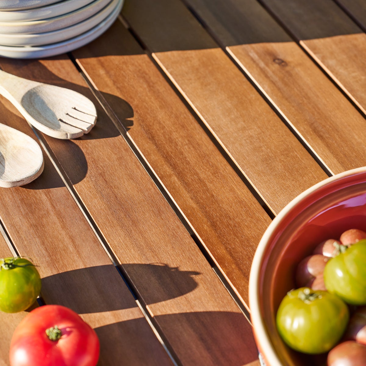 Table de jardin extensible rectangulaire en Aluminium Gris 12 places - 8