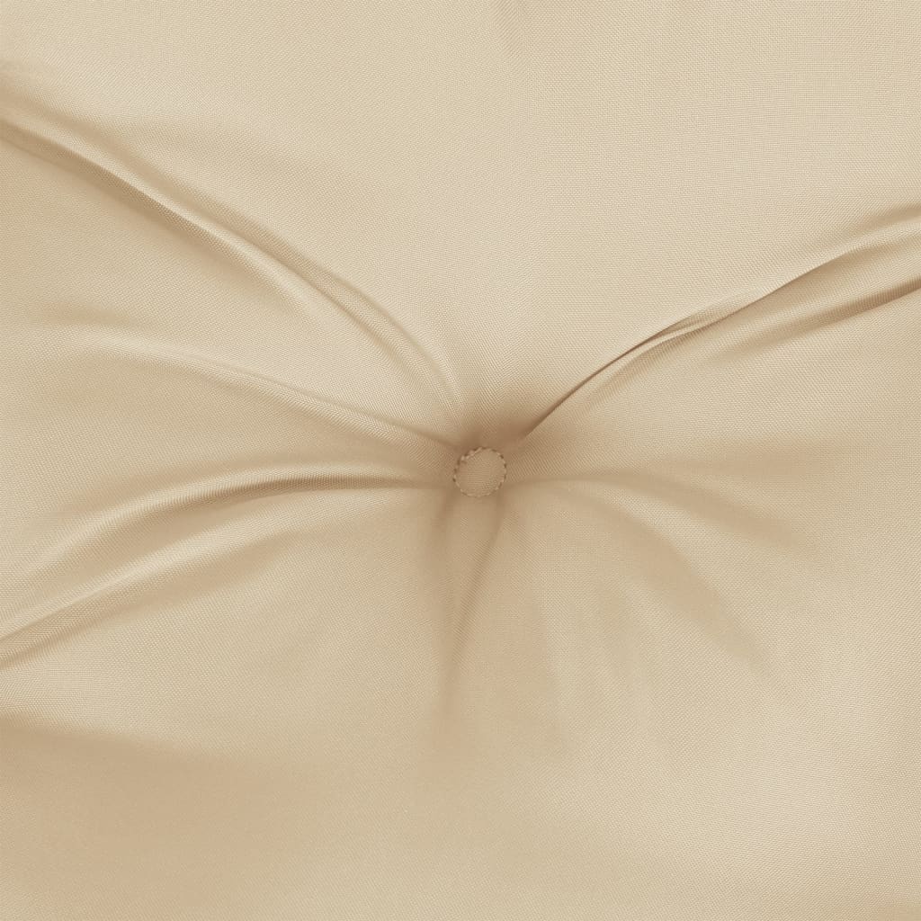 vidaXL Cojines de banco de jardín 2 uds tela Oxford beige 180x50x7 cm - 7
