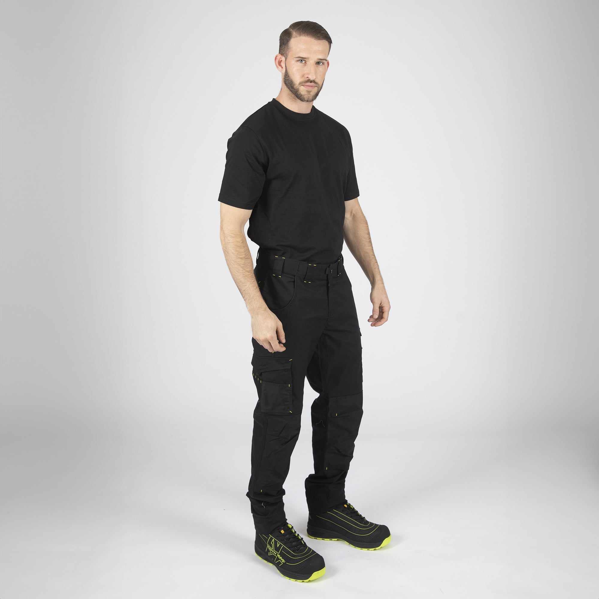 DUCK - T-SHIRT MANCHES COURTES DE TRAVAIL - 1408 Noir S - 4