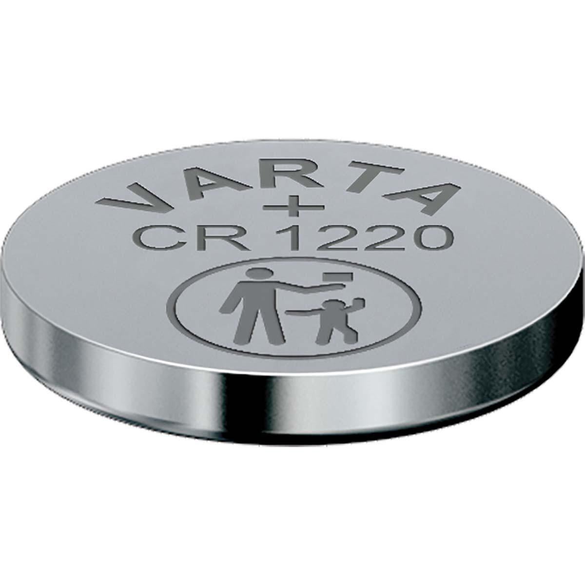 VARTA Pile bouton au Bouton Lithium CR1220 3 V 1-Blister - 3