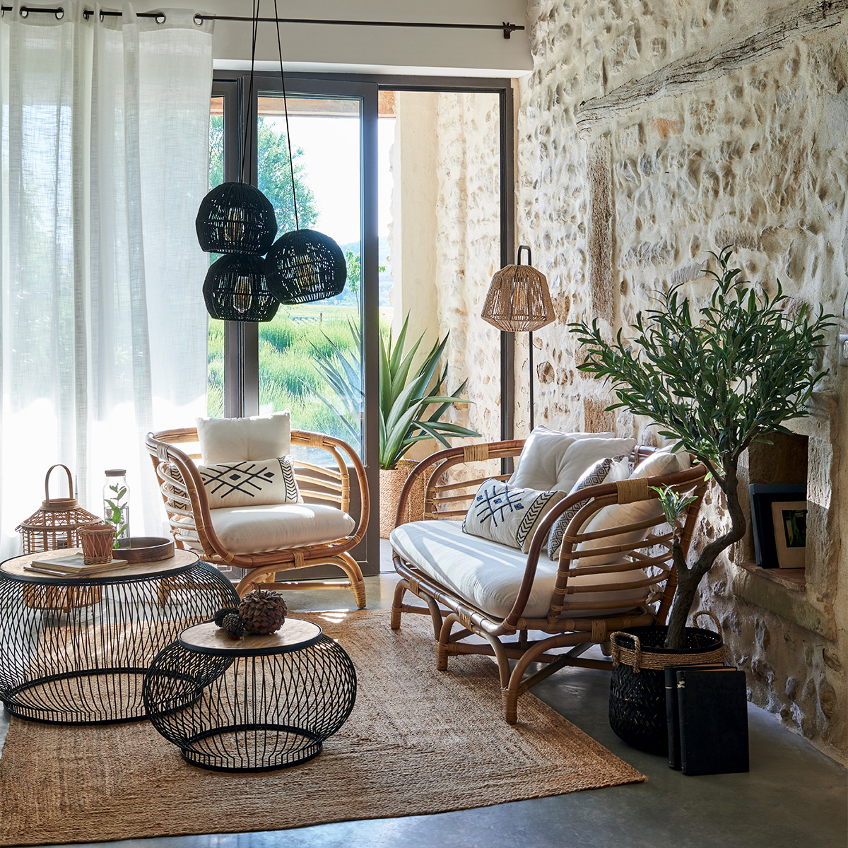 Tapis en jute 120x170 cm - Atmosphera créateur d'intérieur - 8