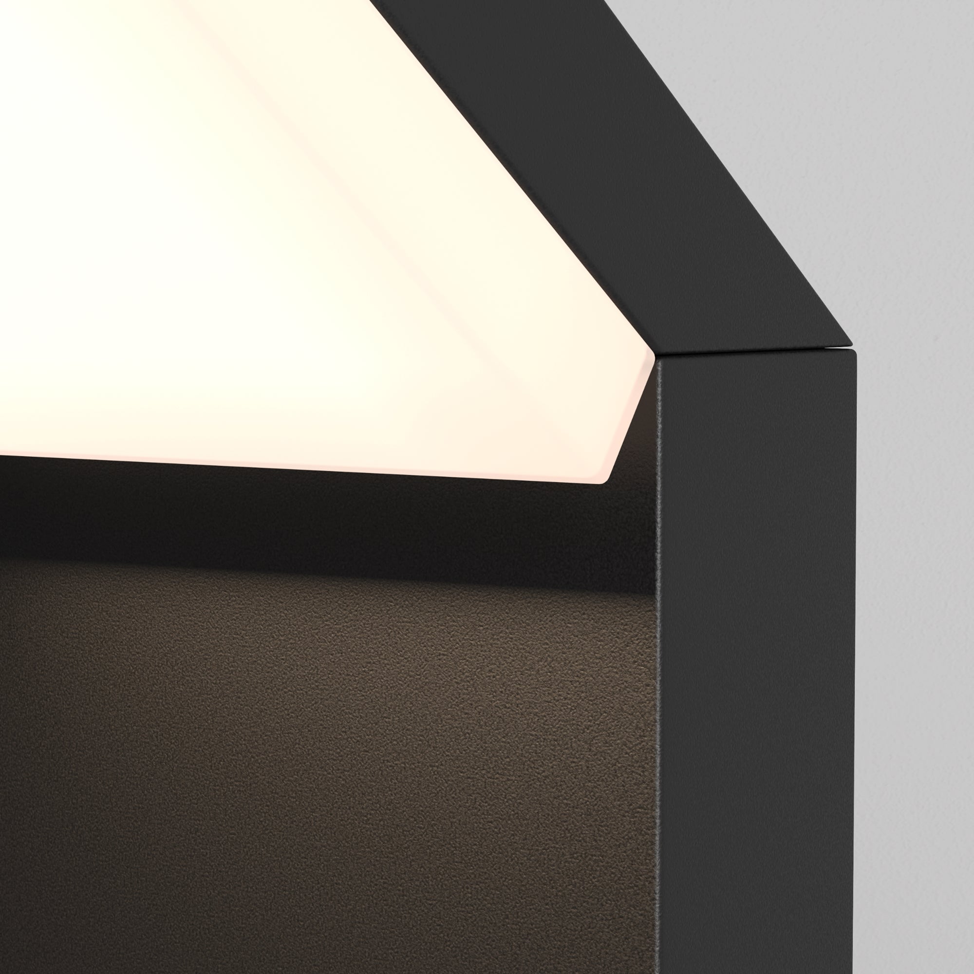 Applique da esterno moderno, LED, alluminio, Rettangolare, Per il giardino, design minimalista, modulo LED da. nero IP54 12W 865lm 3000K Maytoni - 6