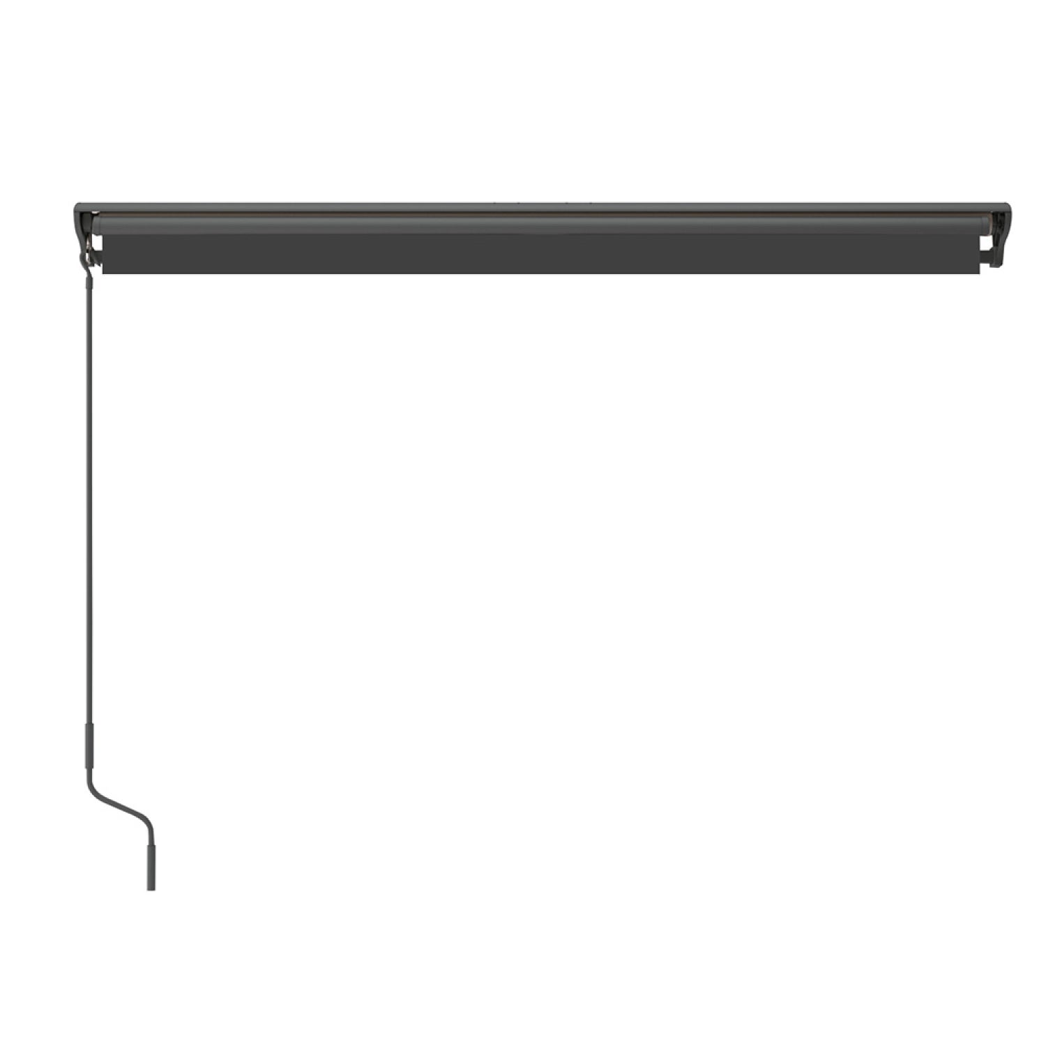 LOZIO Toldo motorizado 295 x 25 m em alumínio com lona cinza - 5