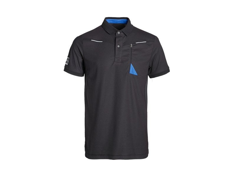 HORTEN - POLO DE TRAVAIL - 1403 Noir , Gris chiné L - 6