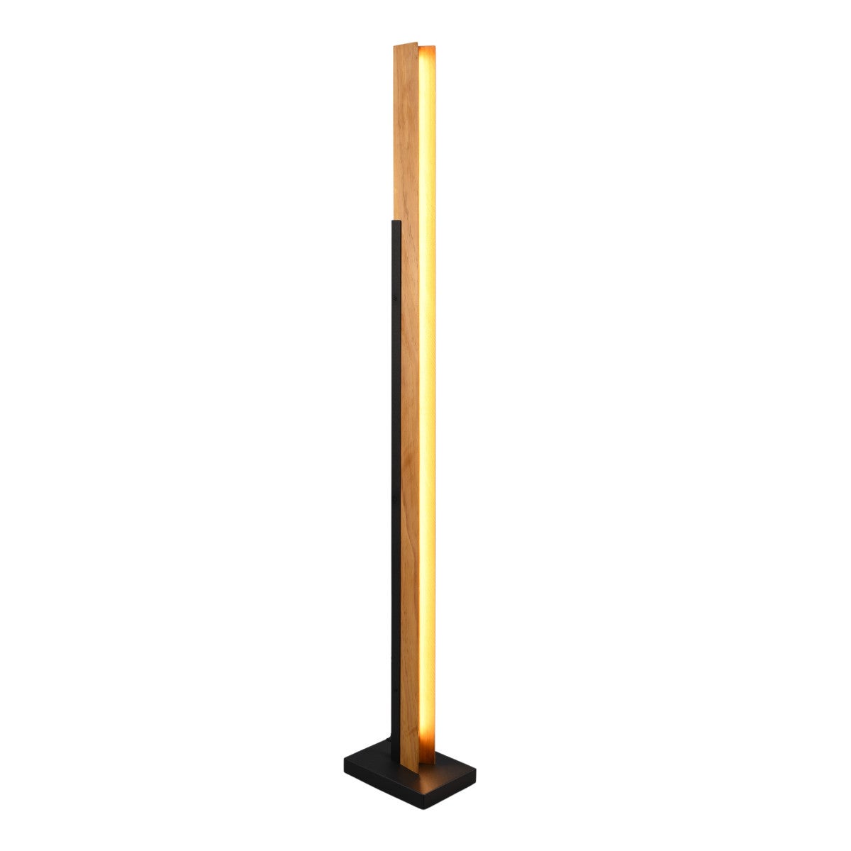 Lampa podłogowa stojąca Kerala czarna LED 16W 3000K 1950lm wym: 120 x 13 x 19 cm metal Trio