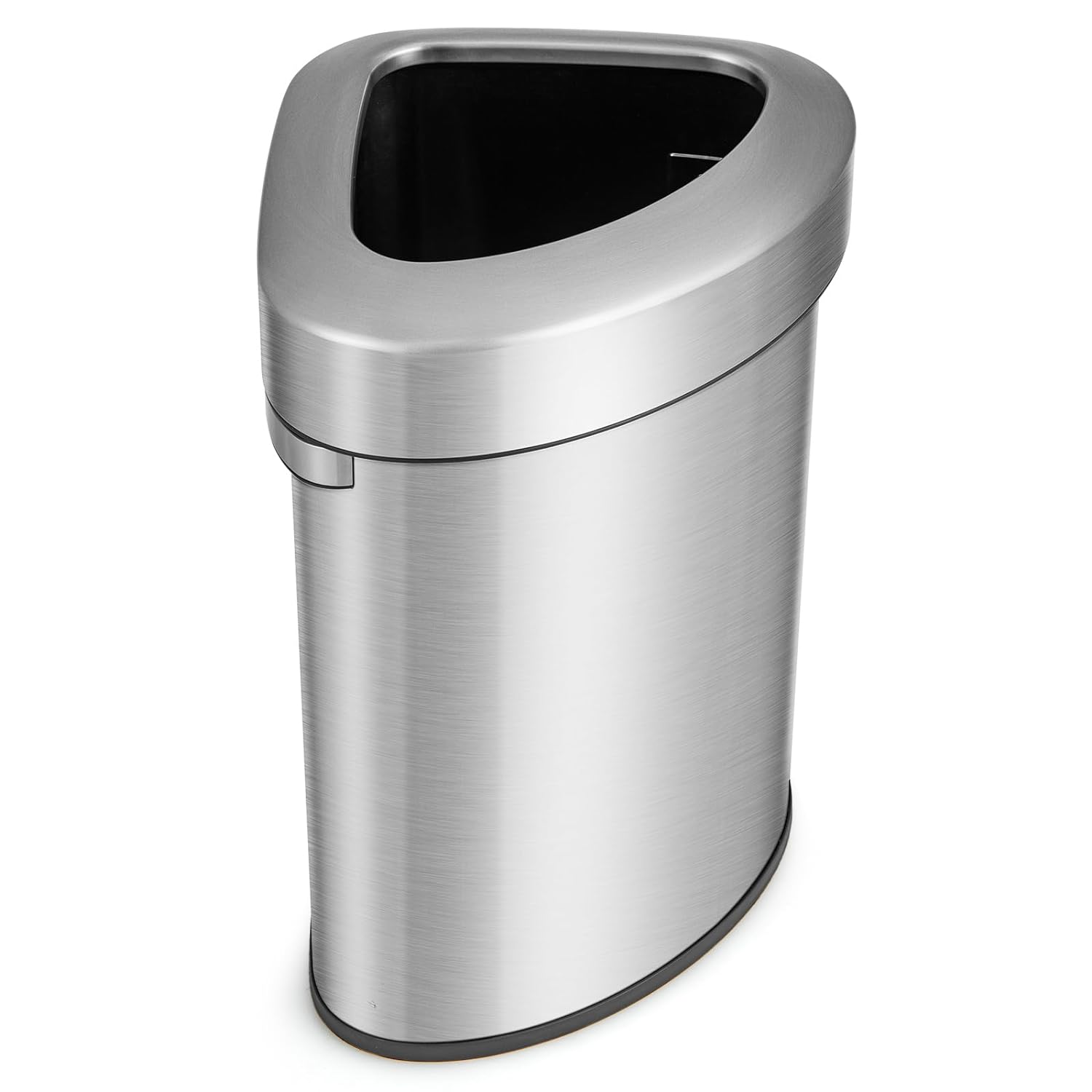 Bidone Compost Da Cucina In Acciaio Inox 4L - Cestino Sospeso Con Coperchio Per Armadio O Parete - Foto 3