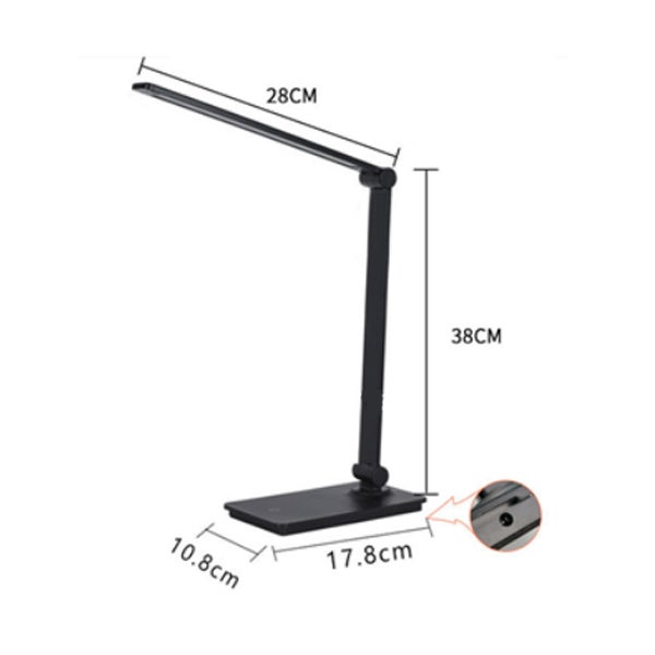 Lampade da scrivania a LED Lampade da tavolo dimmerabili Lampada da scrivania dimmerabile Touch Control, 3 livelli di regolazione - 2