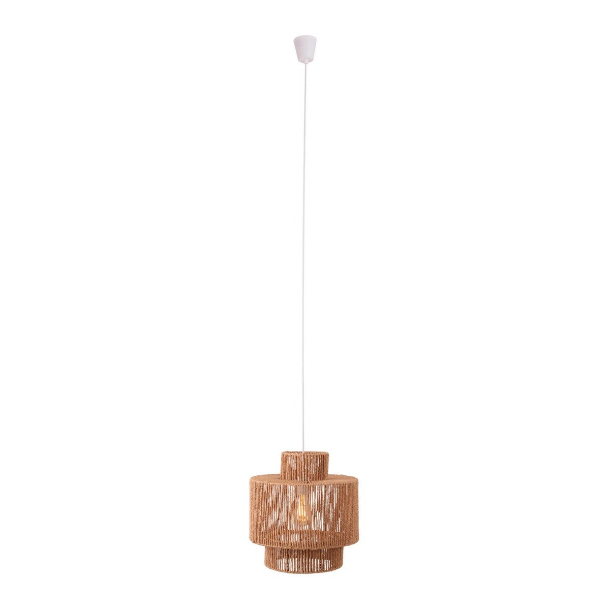 Lampa wisząca Labriz biała 1xE27x15W wym: 165 x 35 x 35 cm papier Maxlight