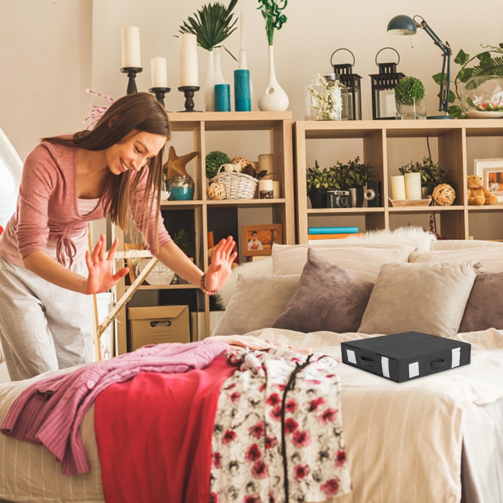 Lot De 6 Organiseurs De Draps De Lit, Organiseurs De Draps