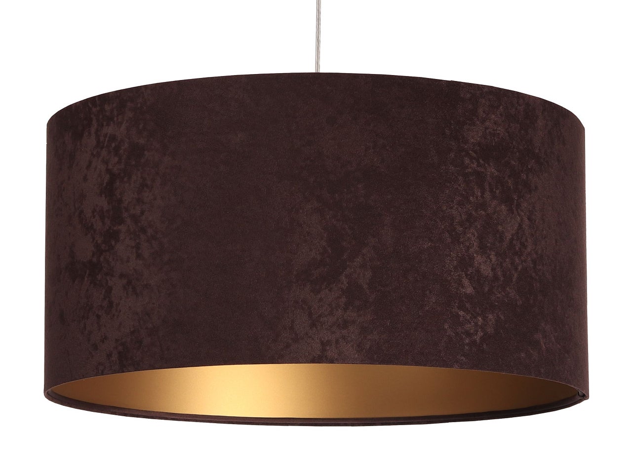 Lampa wisząca HOME 50 brązowa/złota
