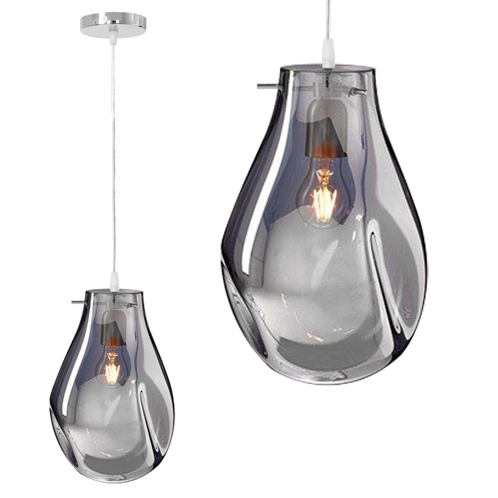 Lampa Sufitowa Wisząca Toolight App329-1Cp Szary