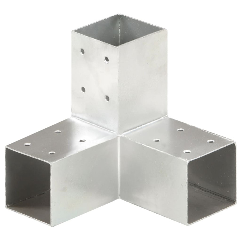 Łącznik do słupków w kształcie Y, galwanizowany metal, 71x71 mm vidaXL