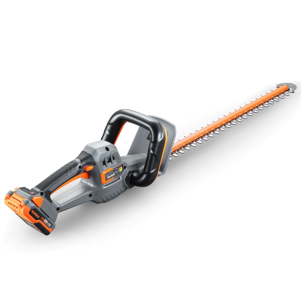Tagliasiepi a batteria 20V FUXTEC FX-E1HS20 - kit incl. batteria e caricabatterie -lunghezza di taglio di 520mm per rami fino a 15mm - 7