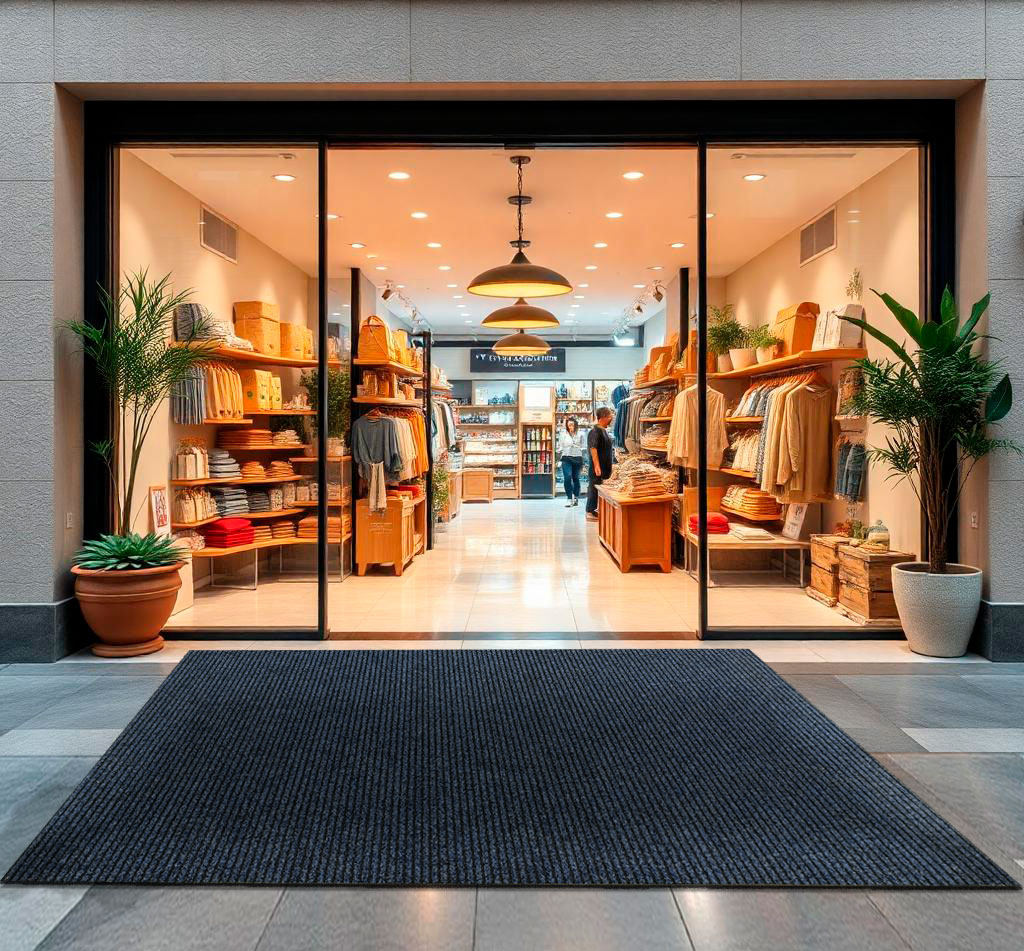 Felpudo Multi-Tamaño , Barros, Alfombras Tadi & Imperio 1979, Azul, 100x500 cm - 5