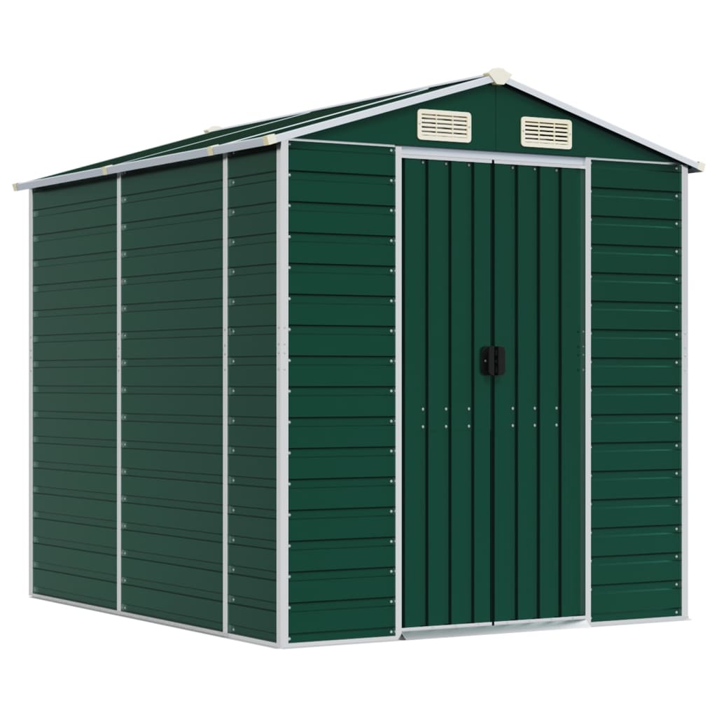 Maison Exclusive - Abri de jardin vert 191x215x198 cm acier galvanisé - 2