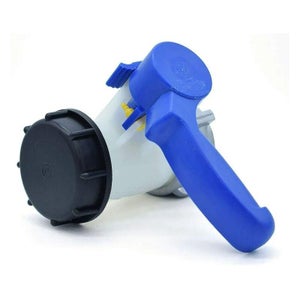 Valvola a farfalla dn50 con dado galleggiante in alluminio 75 mm per serbatoio 1000 litri IBC, rubinetto a sfera resistente agli acidi e agli alcali (esportazione universale