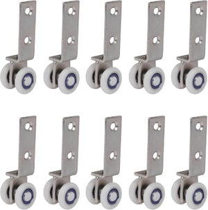 Per libreria Scorrevole Scala e Porta Kit Nero, Hardware per Scala e Porta Scorrevole, Sale o Libreria con Ruote