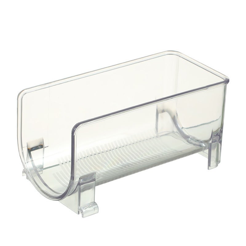 Przezroczysty stojak na wino (zestaw 1 szt.) – składany plastikowy uchwyt na butelki wina, napoje bezalkoholowe lub inne napoje – stojak na wino