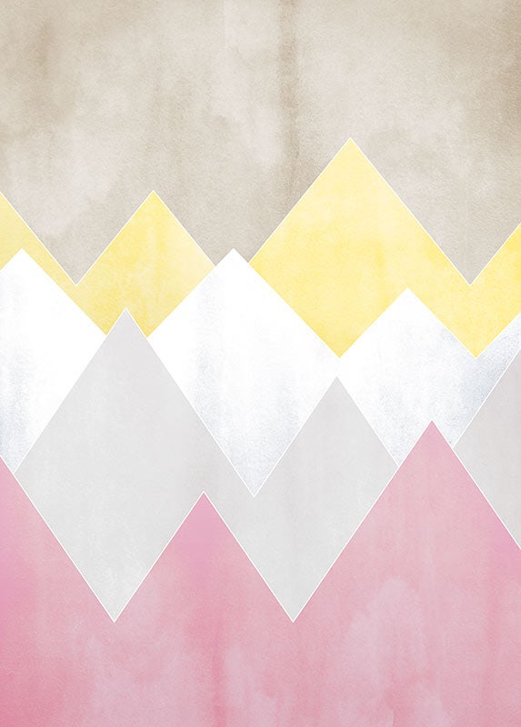 Poster d'art de Komar - Sunrise Mountain Spring - Taille: 40 x 50 cm - 2