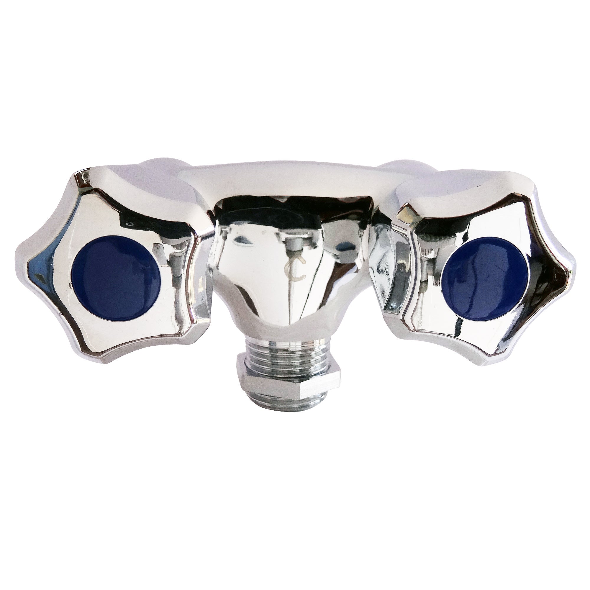 SOMATHERM Robinet double - Pour machine a laver - Arrivée Ø 1/2 - Sortie Ø 3/4 - 2