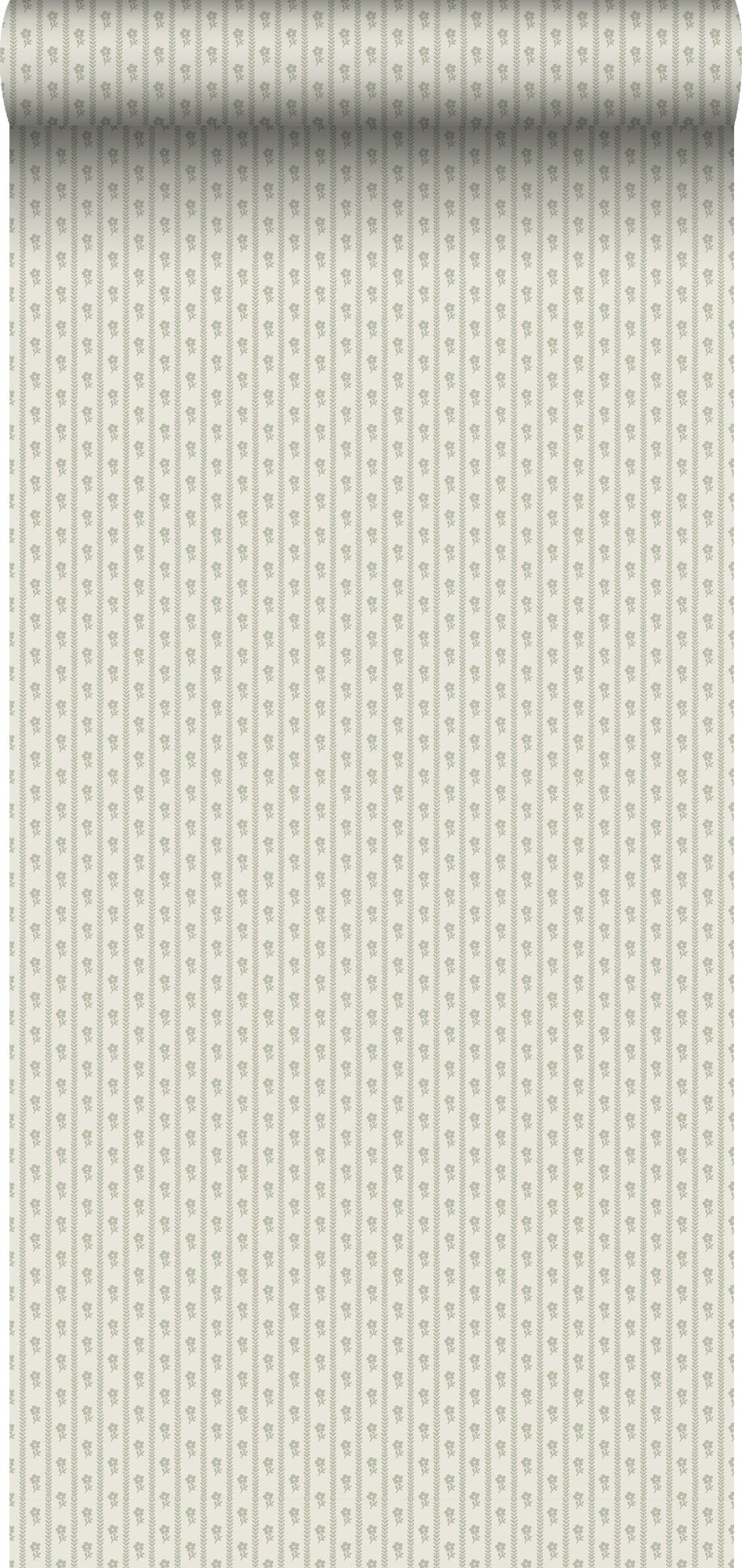 Tapeta kwiaty niebieskoszarym - 53 cm x 10.05 m - BORASTAPETER