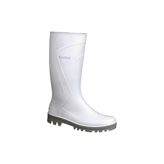 Bota de Agua caña Alta Fabricada en PVC Color Blanco y Suela ...