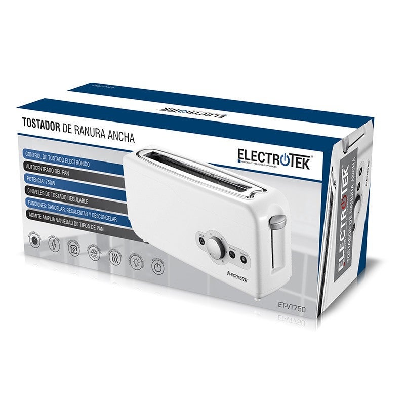 Watch 6 Classic Tostapane 2 Fette GEEPAS Con 6 Livelli Di Tostatura - 650W, Vassoio Briciole, Annullamento, Colore Grigio Bollitore Smeg - Foto 8