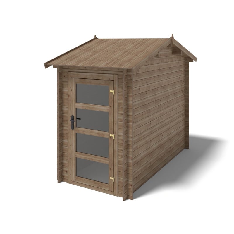 Domek ogrodowy ALTANKA 4,50 m2 - 1,50x3 m - 28 mm, drewniany, impregnowany, DOM673, 1szt.