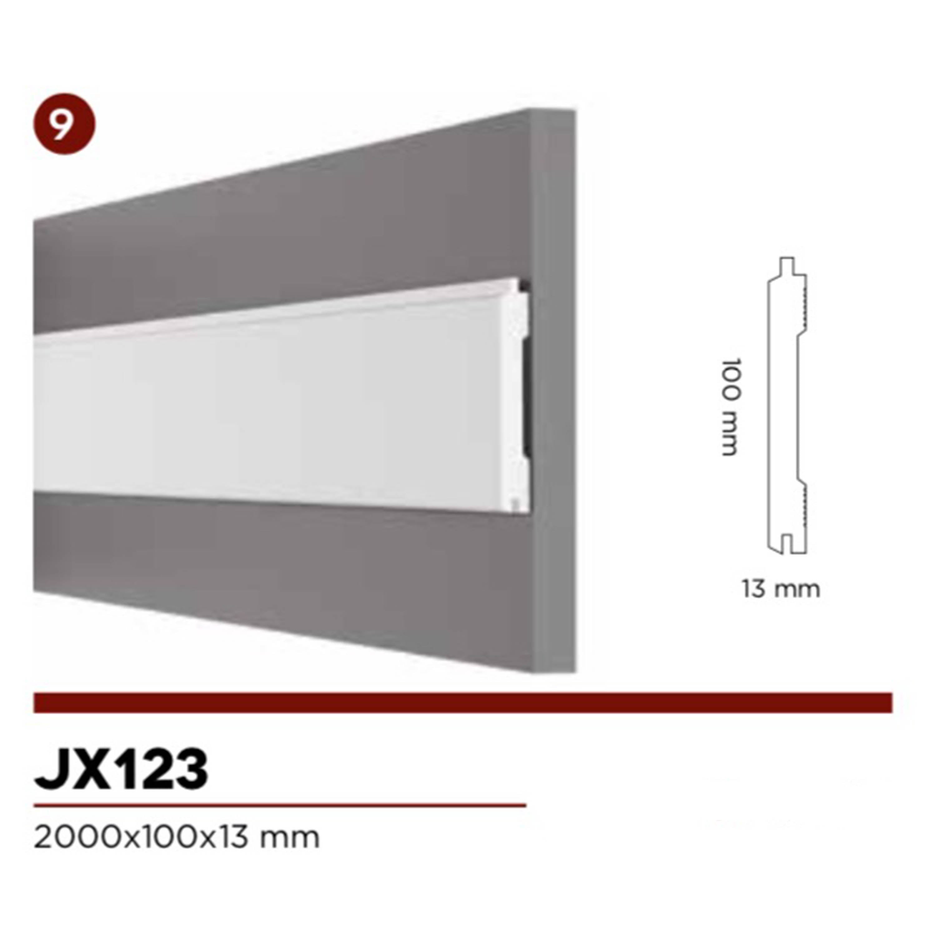 2,3MQ di Boiserie in Duropolimero Polistrutturato Mod.DENVER L200xH115 circa - 3