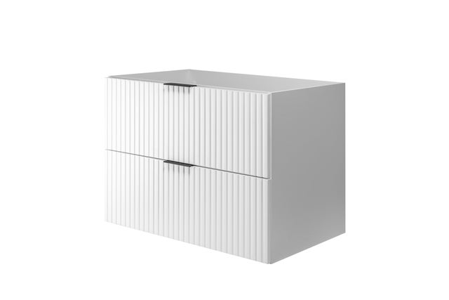 Meuble suspendu sous lavabo FLOW blanc 80 cm