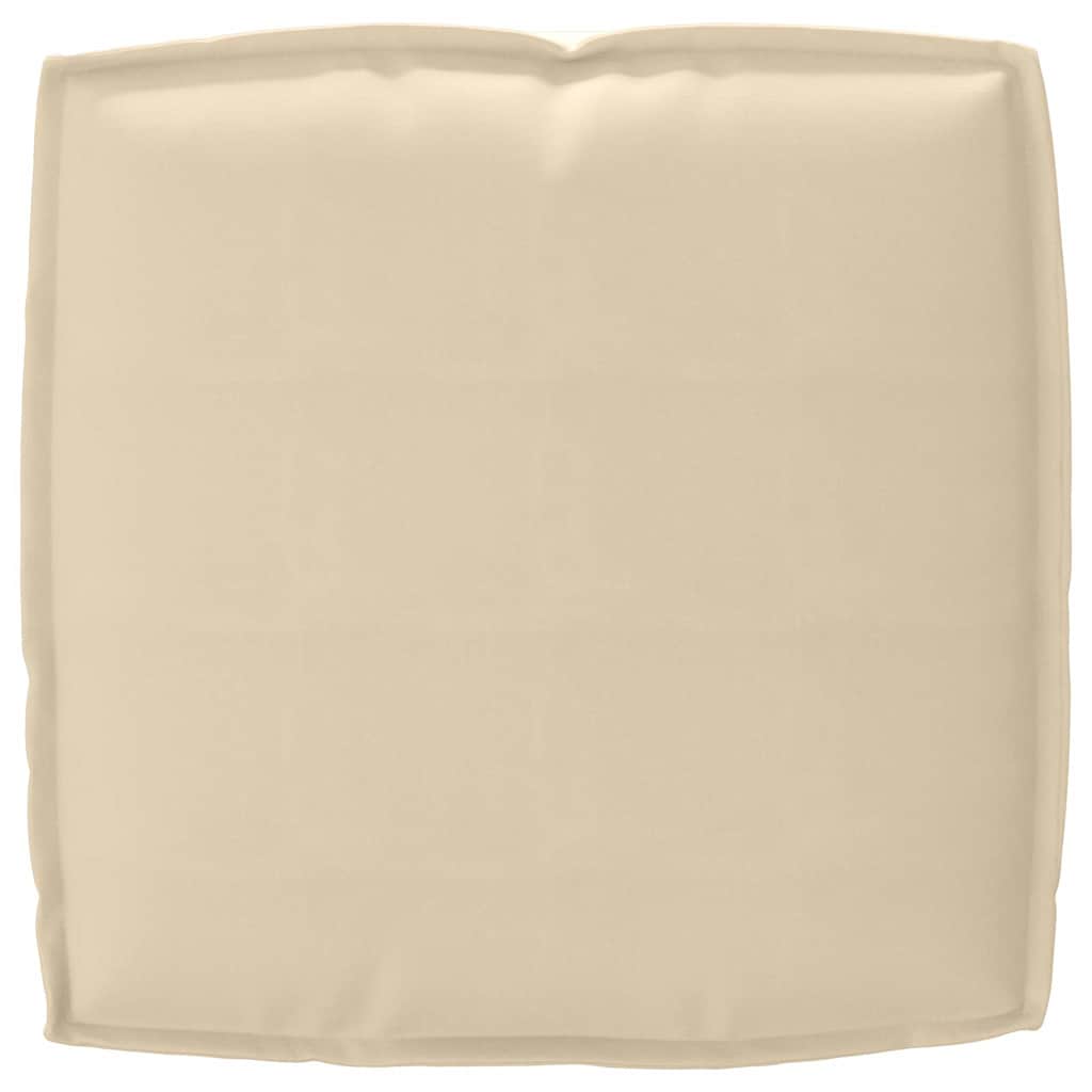 Juego de Cojines para Palets Tela Oxford Beige 50 x 50 x 12 cm vidaXL - 6