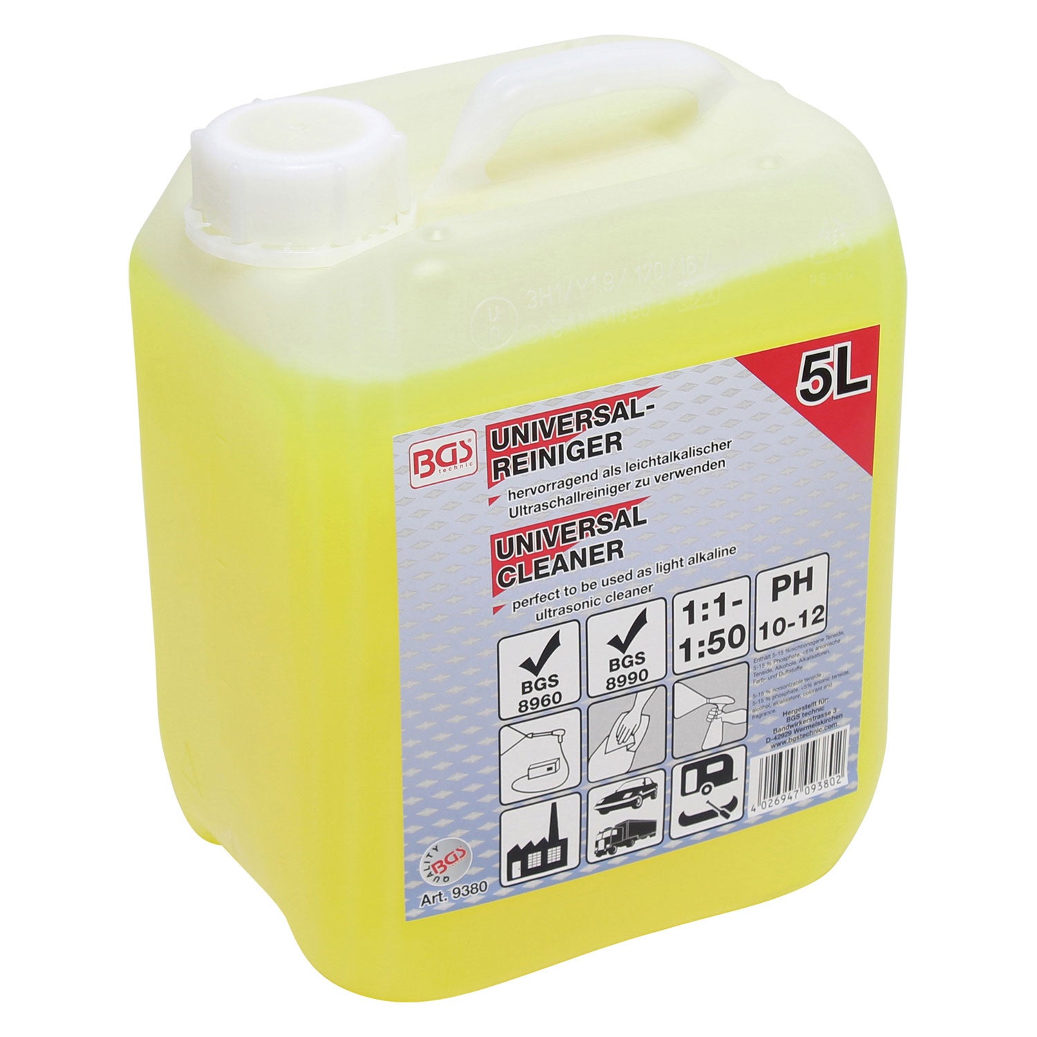 Nettoyant Concentré 5 Litres Pour Caravane, Bateau, Yacht - Produit De Nettoyage Puissant Et économique