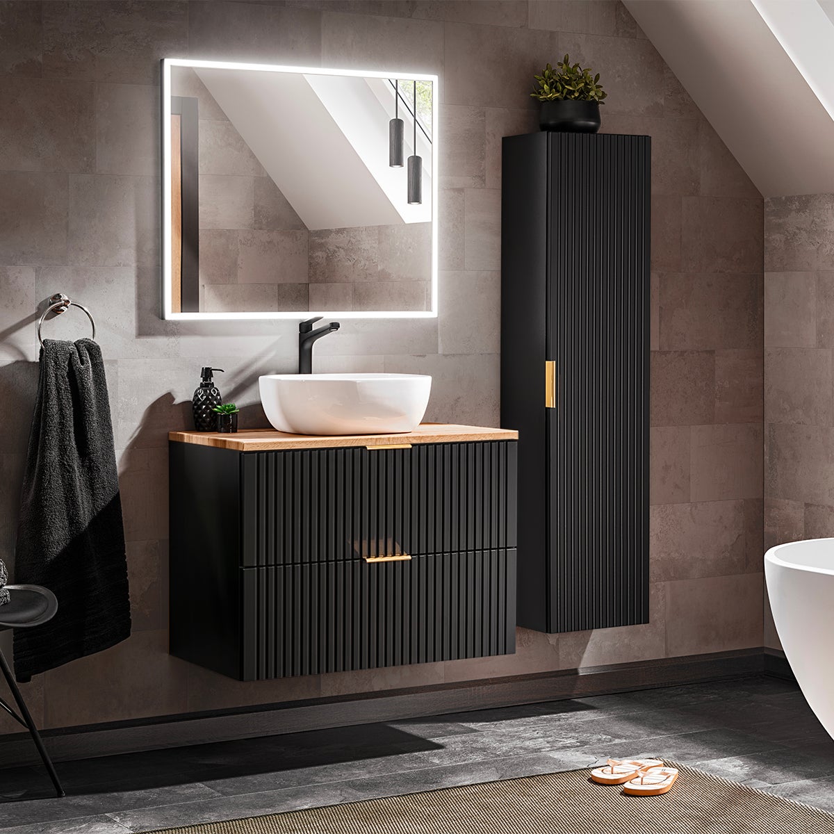 Moderno piedistallo ovale alto espositivo per piante di design in molti