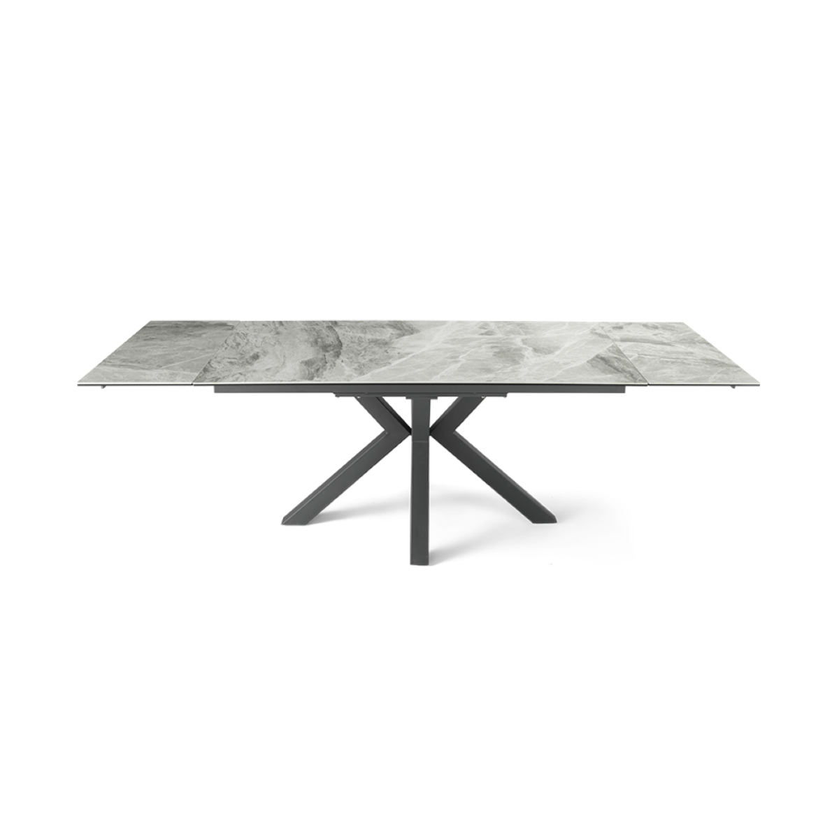 Tavolo cucina allungabile 240 cm piano grès porcellanato Grigio JACKY - 3