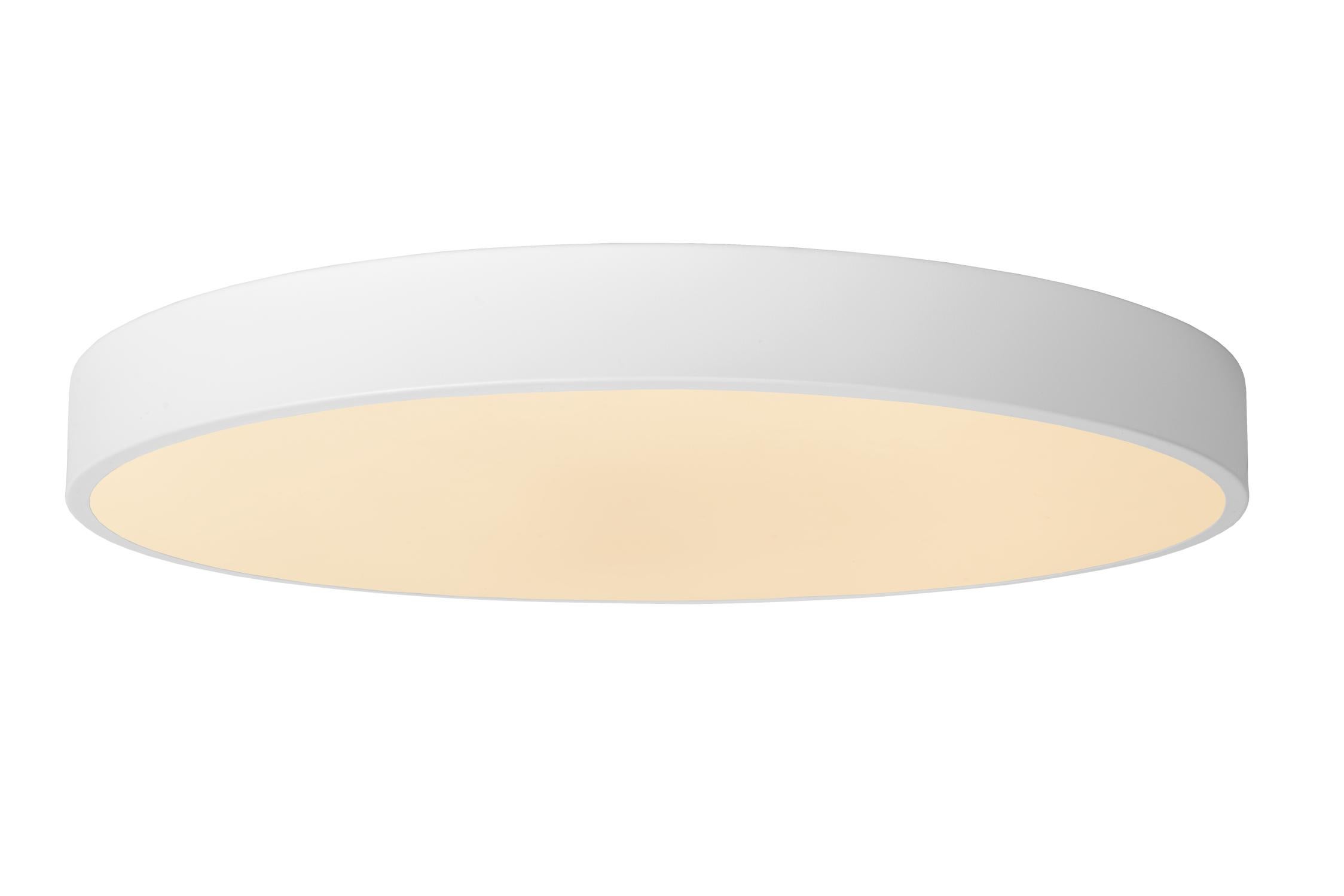 Plafon okrągły UNAR LED 36W Ciepła biel 2650lm biały wym:5x49,5x49,5cm IP20 Lucide