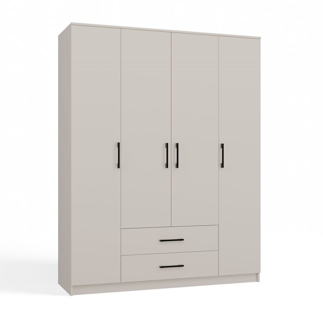 Szafa Topeshop Romana 160 bez lustra 2 szuflady 160 cm kaszmir beż 160x54x205 cm 1 szt