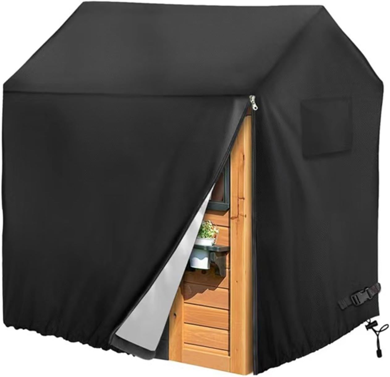 Zewnętrzny pokrowiec ochronny na domek zabaw dla dzieci, wodoodporny, odporny na promieniowanie UV, wykonany z tkaniny Oxford 210D (110 x 120 x 140 cm