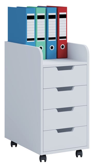 VCM Penderie Konal Blanc H. 74 x B. 40 x T. 50 cm | Leroy Merlin