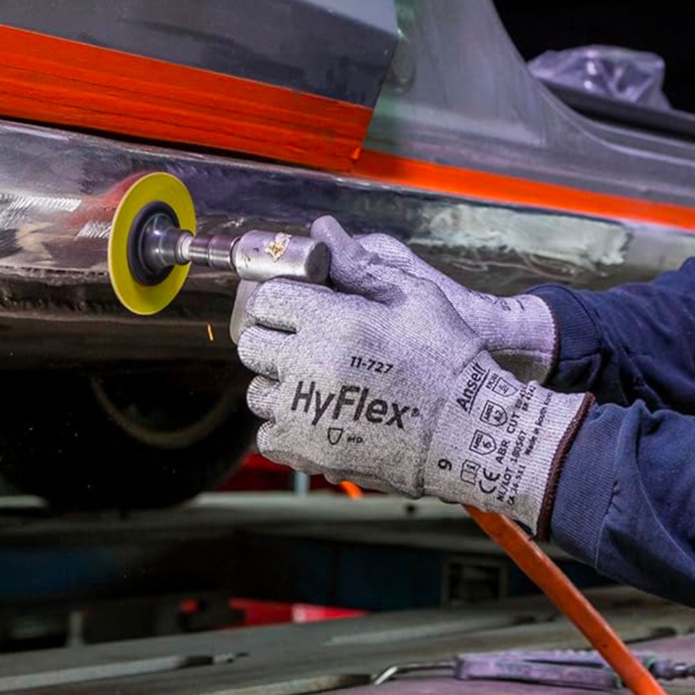 Lot de 12 paires de gants de travail en PU tricot Hyflex 11-727 EN388 Taille - Taille 8 - 5