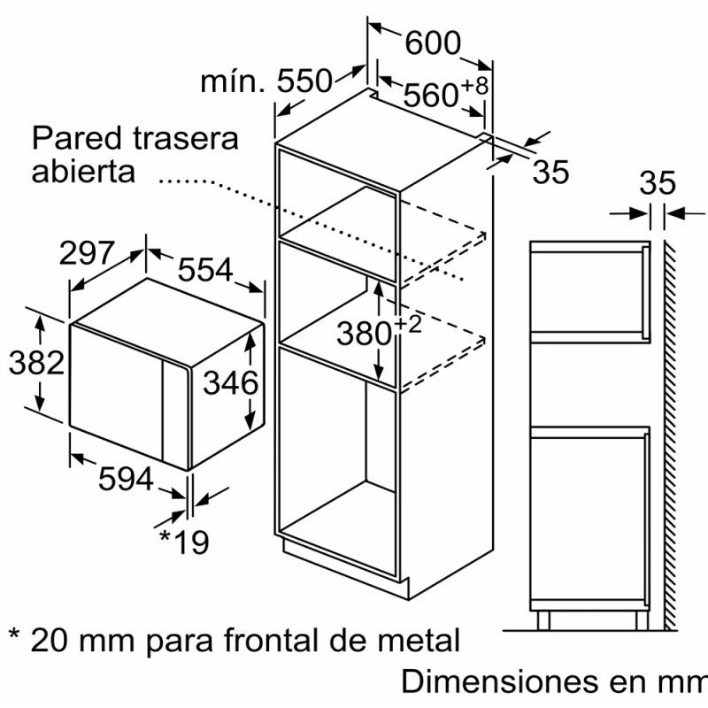 Micro-ondes Balay 3CG5172N2 20 L Noir 800 W 800W - 5