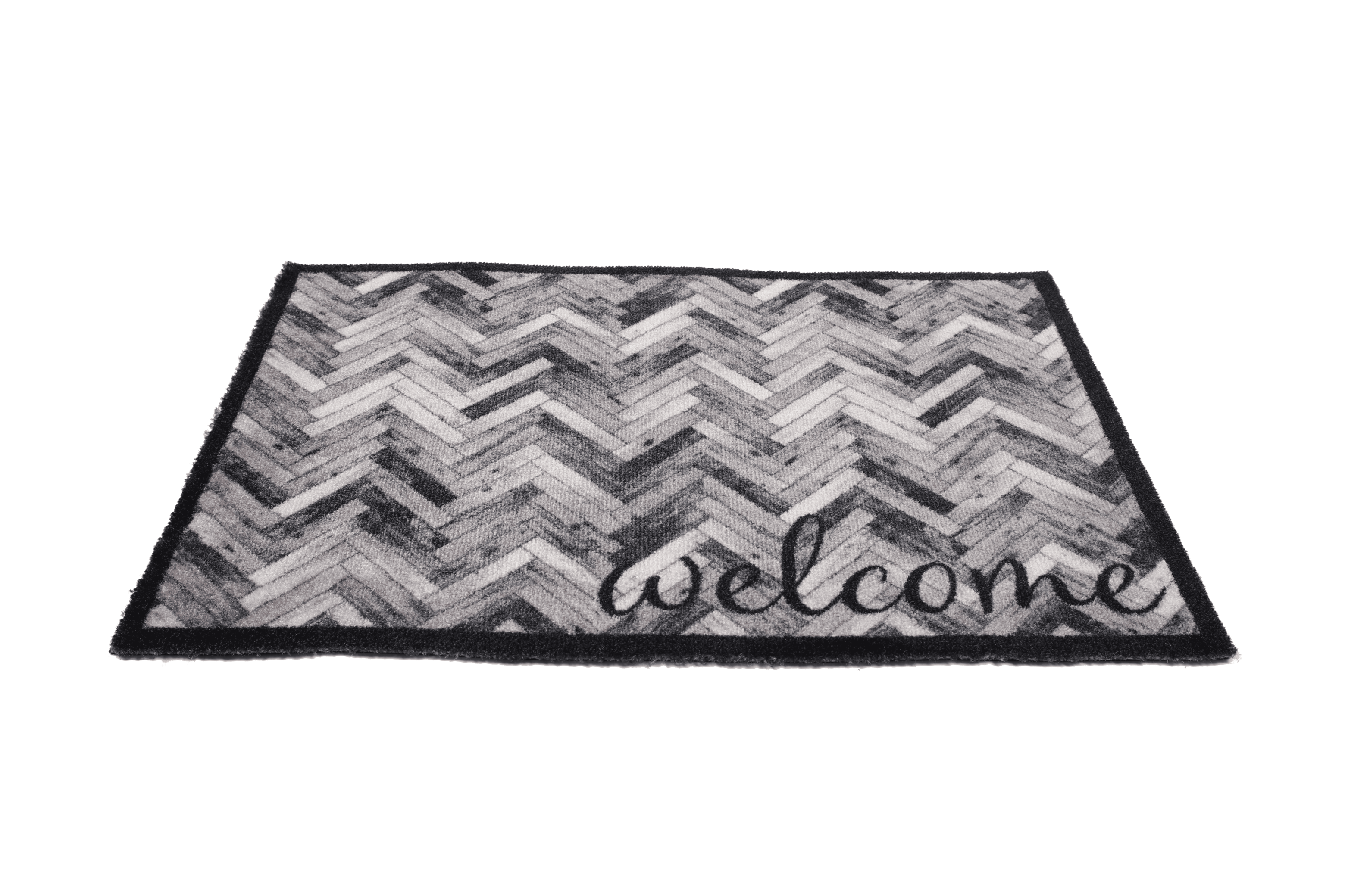 Alfombra de entrada personalizado - modelo everest - gris - 50cm x 75cm