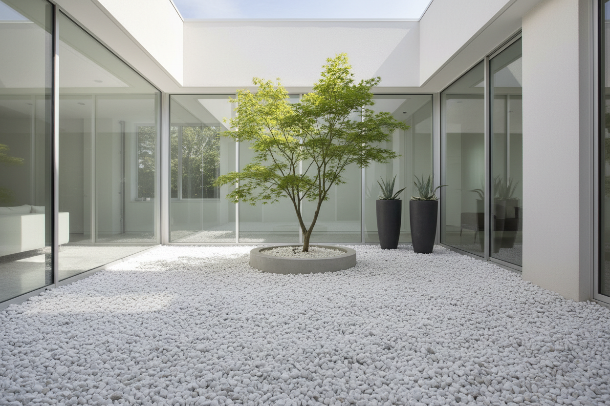 Grava Blanca de Marmol Premium Saco 20 kg. / 30-50 mm - 4