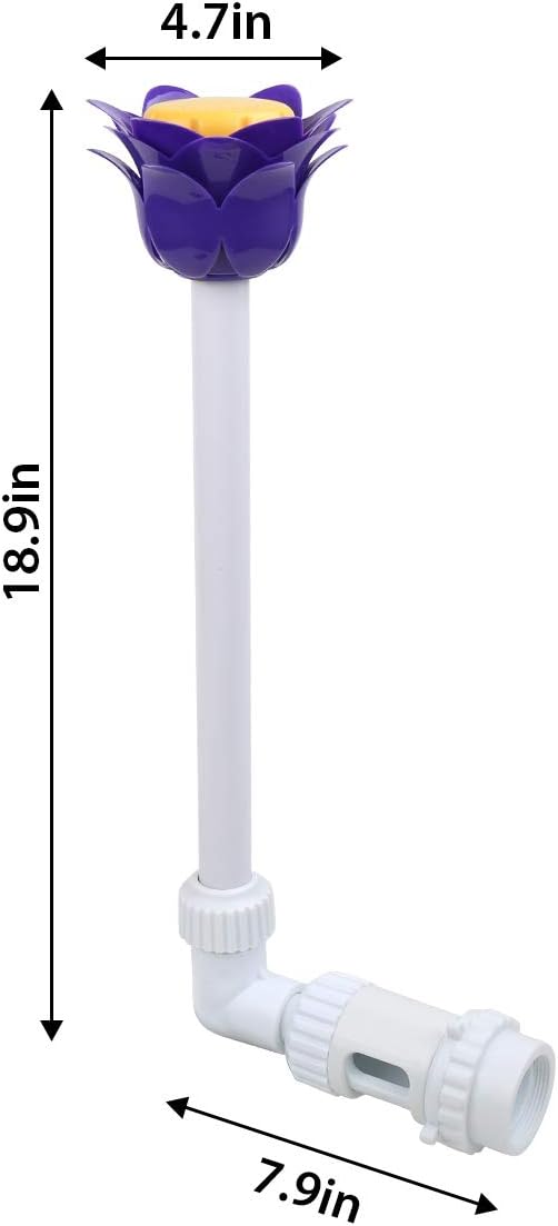 Accessoires de piscine pour piscine – Arroseurs d'eau amusants, arroseur pour eau de piscine froide pour jets de retour de piscine filetés de 3,8 cm - 2