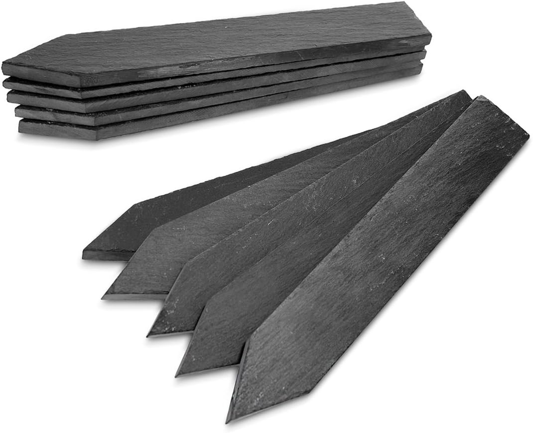 Slate Plant Label - Plant Marker 15 x 2.5 cm - Set of 10 Garden or ...