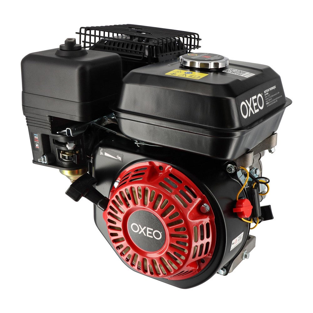 Moteur thermique 4 temps 7CV - 210cm³ - Moteur OHV monocylindre arbre 19.05mm - 3600 tr/min - Alerte huile - Refroidissement air - 5