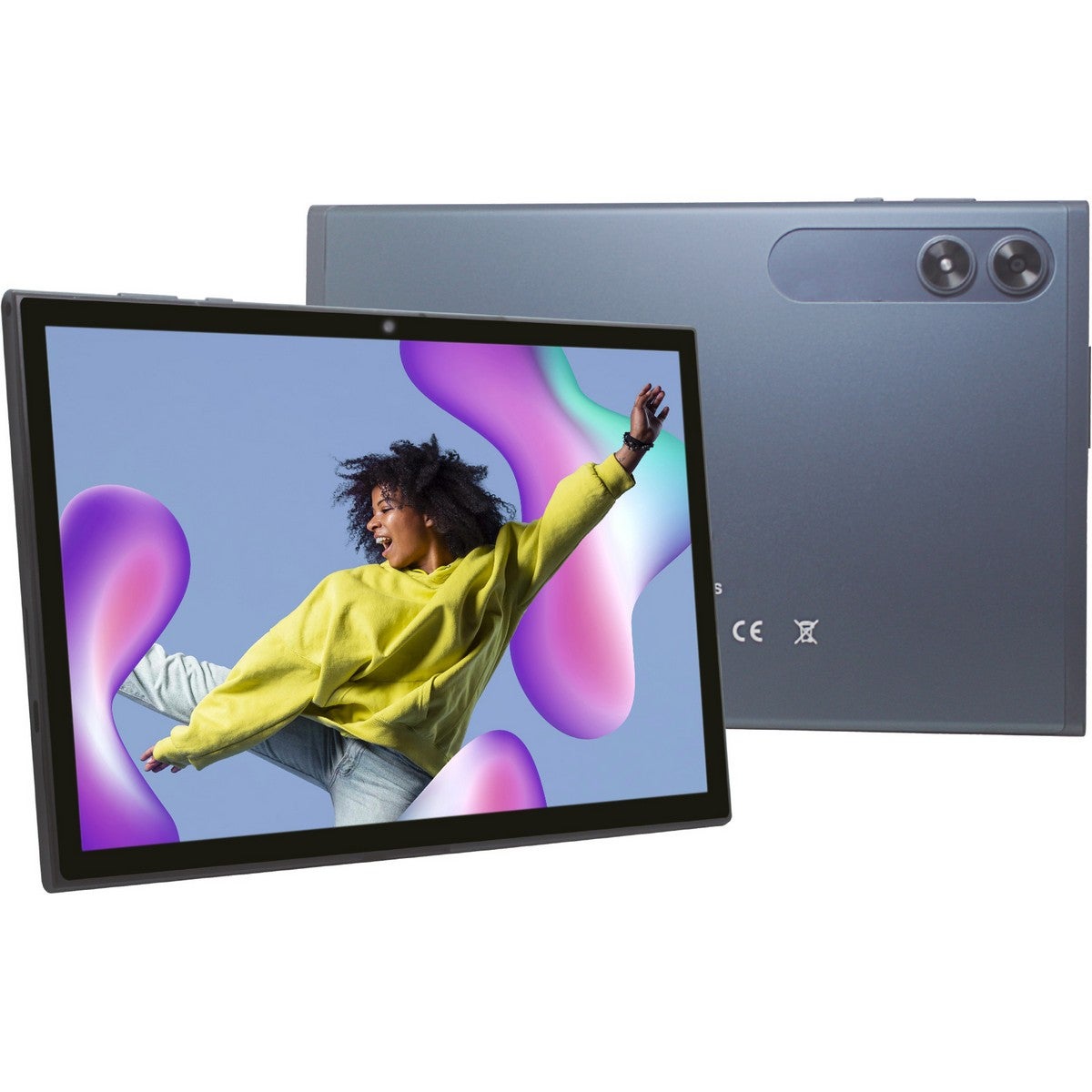 Tablet Plus, Tworzywo Sztuczne, Niebieski, Majestic
