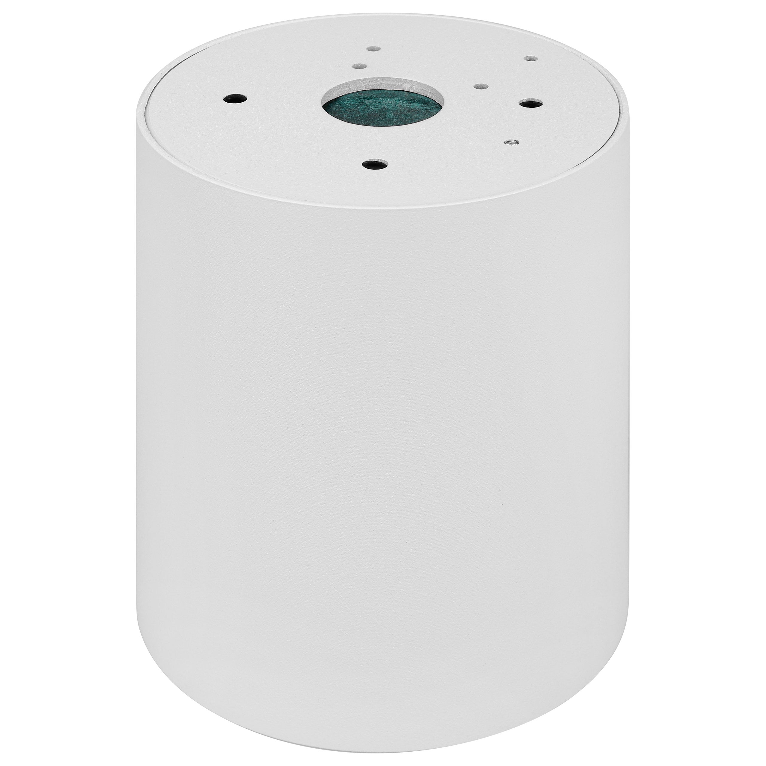 Oprawa natynkowa GU10 LED 8x10 cm tuba lampa sufitowa okrągła biała z akrylowym ringiem MasterLED - 8