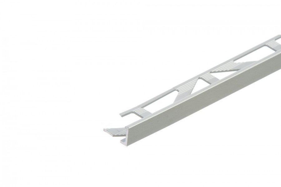 Profil do glazury narożny aluminiowy 8mm Cezar Srebrny Mat 3m