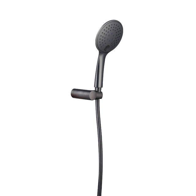 Luisa II combiné support de douche 3 pièces gris gun métal